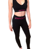 Empower By Dr Anh - Hot Pink Logo Compression Leggings