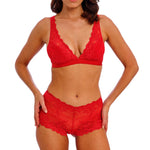 Wacoal Equestrian Red Embrace Lace Boy Short