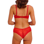 Wacoal Equestrian Red Embrace Lace Plunge Underwire Bra