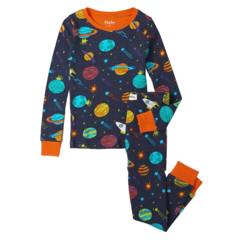 Hatley Space Explorer Kids Cotton Pyjamas