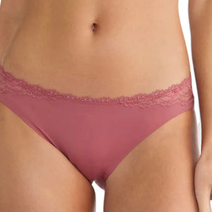 Calvin Klein Seductive Comfort Lotus Floral Bikini Brief Raspberry Blush