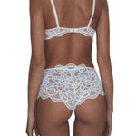 Naran Out All Night White Shorty Brief