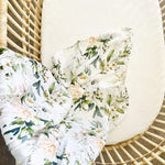 Mini and Me Bamboo Cotton Muslin Swaddle Ivy