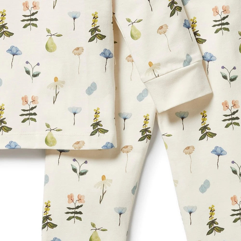 Wilson and Frenchy Petit Garden Organic Long Sleeved Pyjamas