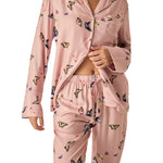 Gingerlilly Catalina Pink Butterfly Viscose Set