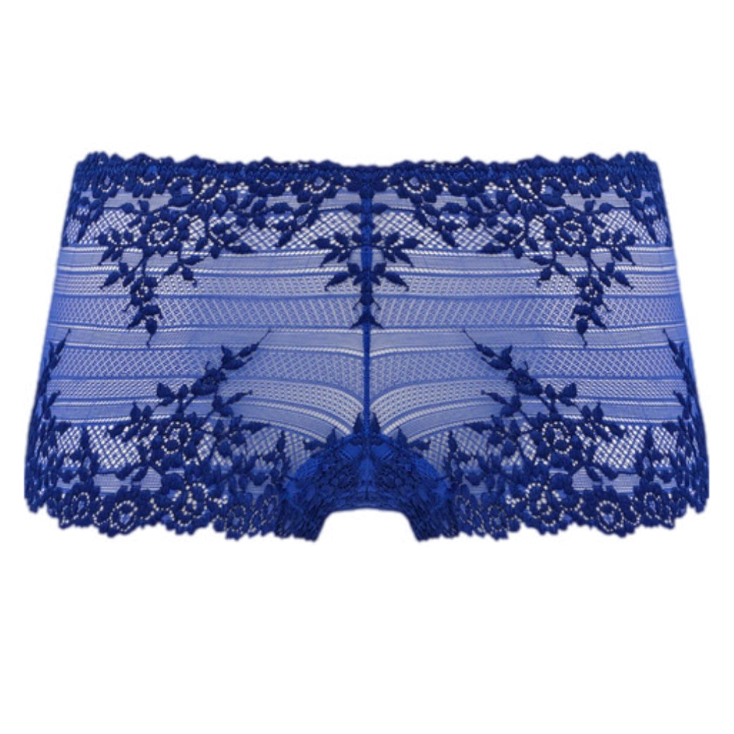 Wacoal Embrace Lace Boy Leg Brief Beacoup Blue