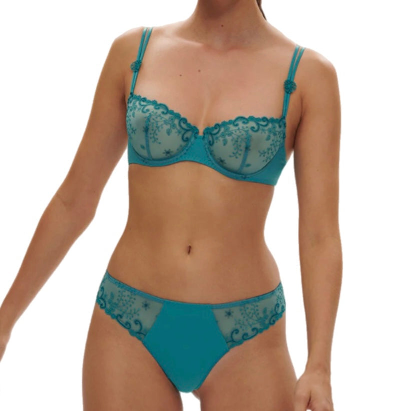 Simone Perele Delice Half Cup Bra Atoll Blue