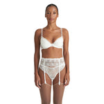 Marie Jo Jane Suspender Belt Natural