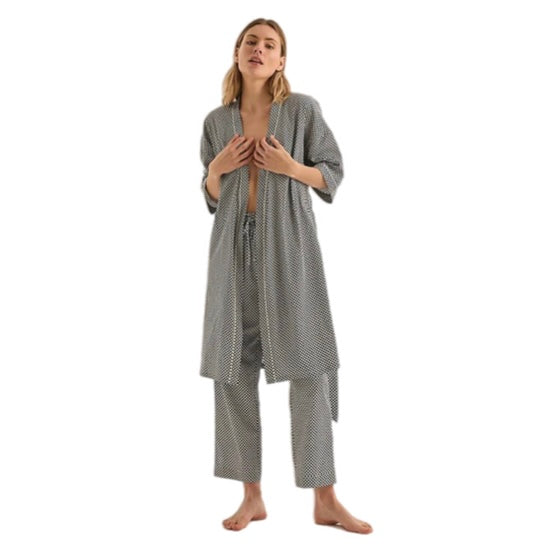 Gingerlilly Indigo Navy Robe