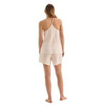 Gingerlilly Sofia White Linen Cami and Short Set