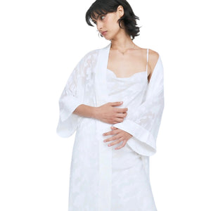 Ginia Valentina Robe White