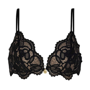 Naran Out All Night Black Non-Padded Underwire Bra