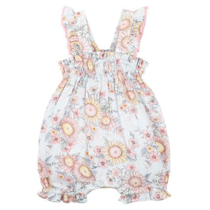 Bebe Abby Print Romper