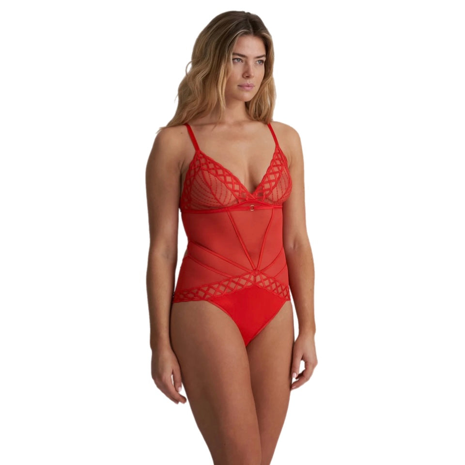 Marie Jo Jhana Bodysuit Fiesta Red