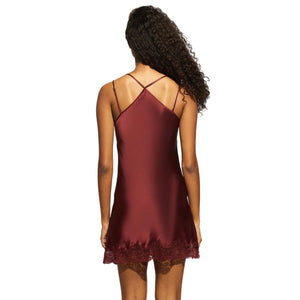 Ginia Layla Chemise Ruby Red