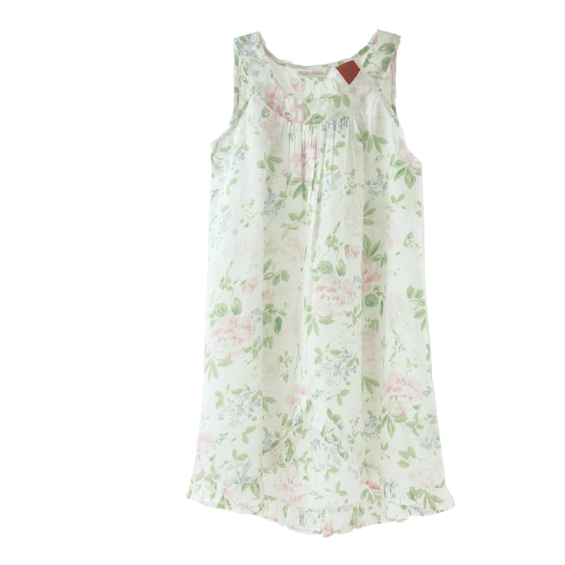 French Country Little Girl's Strappy Nightie Rosebuds