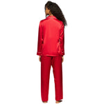 Ginia Fine Finishes Pyjama Set Chilli Red