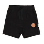 Hux Black Slouch Shorts
