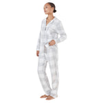 Gingerlilly Emery Check Cotton PJ Set Grey