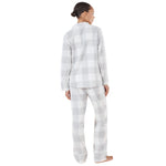 Gingerlilly Emery Check Cotton PJ Set Grey