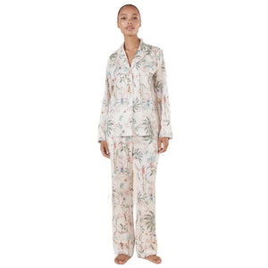 Gingerlilly Maeve Botanical Print Satin PJ set