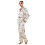 Gingerlilly Maeve Botanical Print Satin PJ set