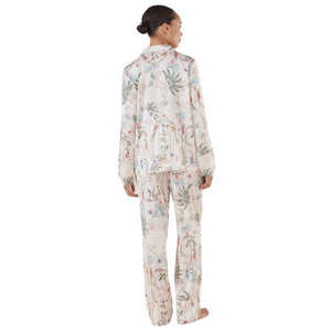 Gingerlilly Maeve Botanical Print Satin PJ set