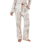 Gingerlilly Maeve Botanical Print Satin PJ set