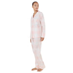 Gingerlilly Emery Check Cotton PJ Set Pink