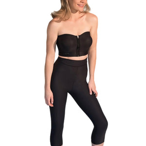 Marena ME-521 High-Waist Capris Black