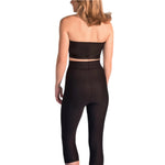 Marena ME-521 High-Waist Capris Black
