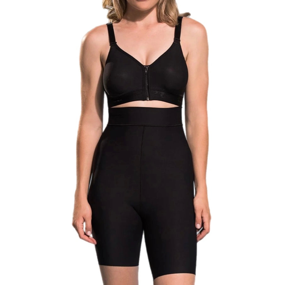 Marena ME-421 High-Waist Shorts Black