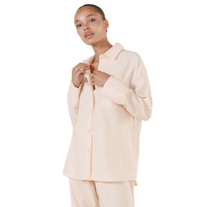 Gingerlilly Josephine Pink Stripe Cotton PJ Set