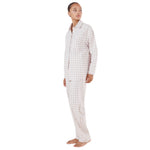 Gingerlilly Lia Natural Gingham Cotton PJ Set