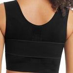 Amoena Sina Seamless Surgical Bra Black