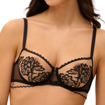 Simone Pérèle Romance Half Cup Bra Black/Nude