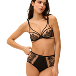 Simone Pérèle Romance Culotte Brief Black/Nude