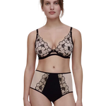 Chantelle Pulp Lush Plunge T-Shirt Bra in Black