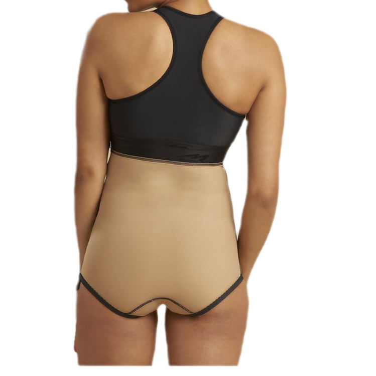LGA High-Waist Girdle w Zipper, Bikini Length, Step 1