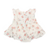 Bebe Lilly Print Over-Romper Dress