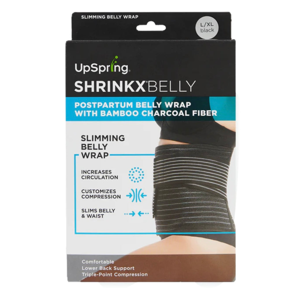 Upspring SHRINKXBELLY Charcoal Postpartum Belly Wrap