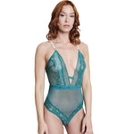 ELLE 24/7 Lace Bodysuit Blue Spruce