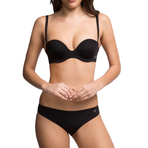 Simone Perele Black Inspiration Strapless Bra